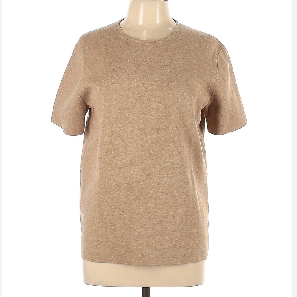 COS women’s tan 100% cotton top S